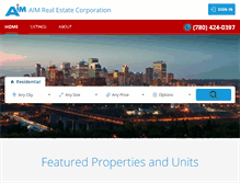 Tablet Screenshot of aimrealestate.ca